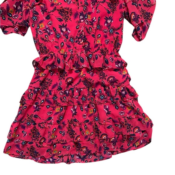 Walter Baker Resse Dress Vibrant Floral Mini Size 8 - Picture 4 of 6